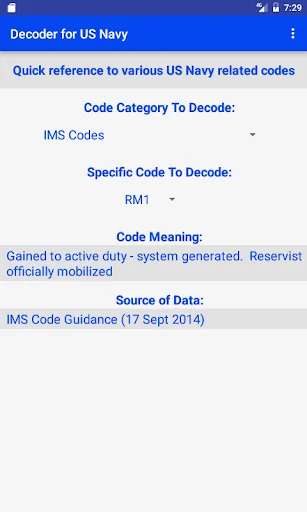 Navy Decoder