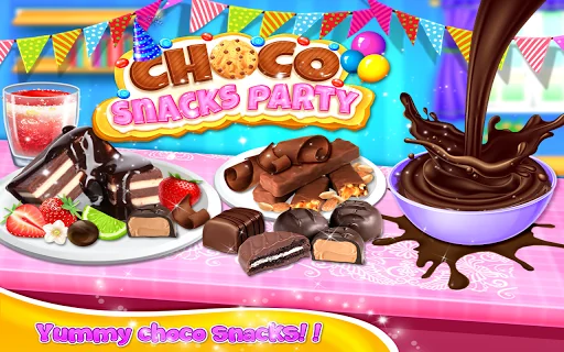 Choco Snacks Dessert Party