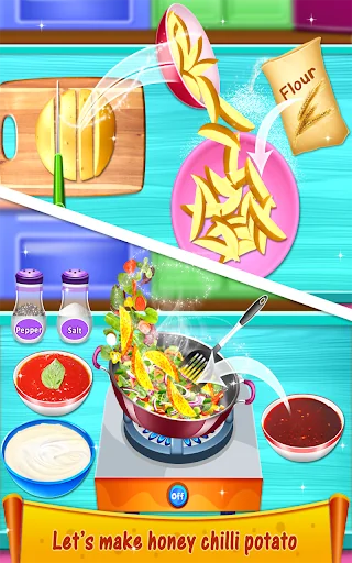 Crispy Fry Potato Cooking Game screenshot 3