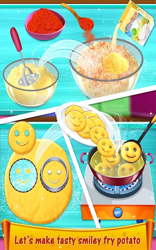 Crispy Fry Potato Cooking Game screenshot 4