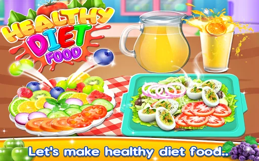 Healthy Diet Food Cooking Game