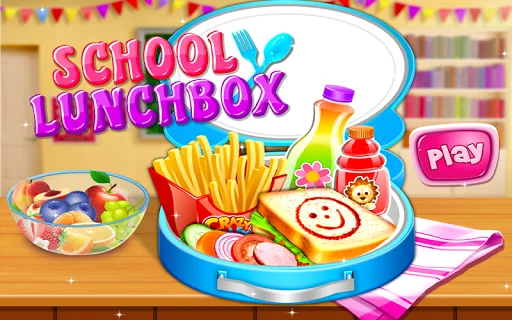 School Lunchbox Food Maker screenshot 1