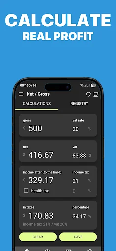 VAT & Net Income: BizBro