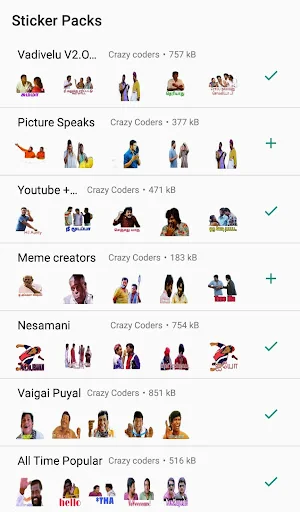 Vadivelu Sticker WAStickerApps