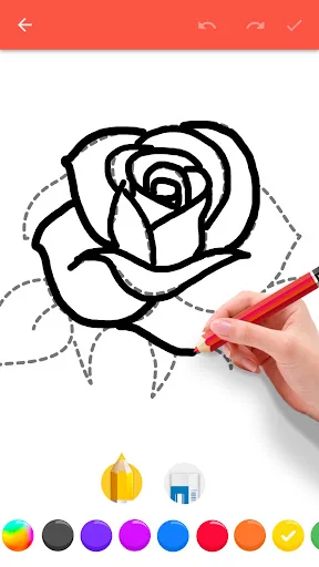 How To Draw Flowers screenshot 2