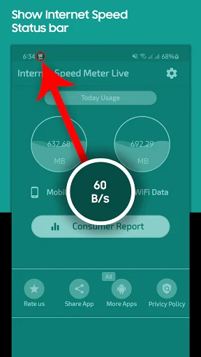 Internet Speed Meter Live