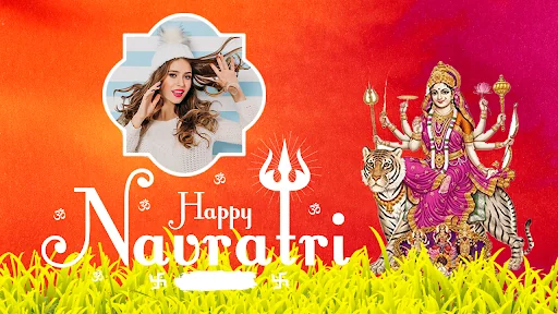 Navratri Photo Frame