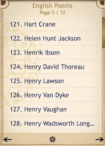 English Poems Collection screenshot 3