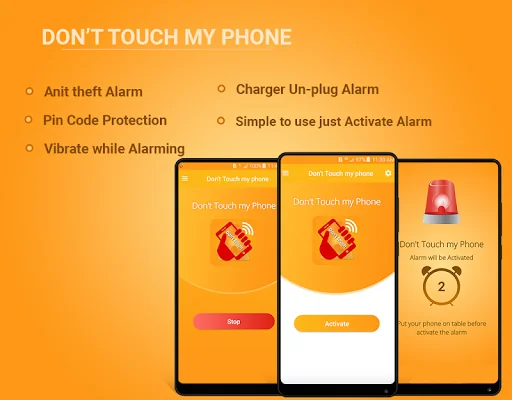 Don't touch my phone