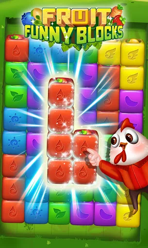 Fruit Funny Blocks: Farm Cubes screenshot 1