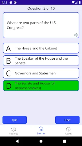 US Citizenship Test 2025 Plus screenshot 3