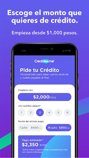 Credilikeme - Prestamo Seguro