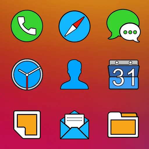 Crispy HD - Icon Pack screenshot 2