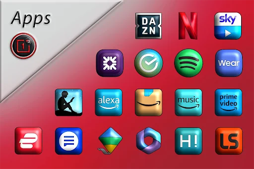 Oxigen 3D - Icon Pack screenshot 4