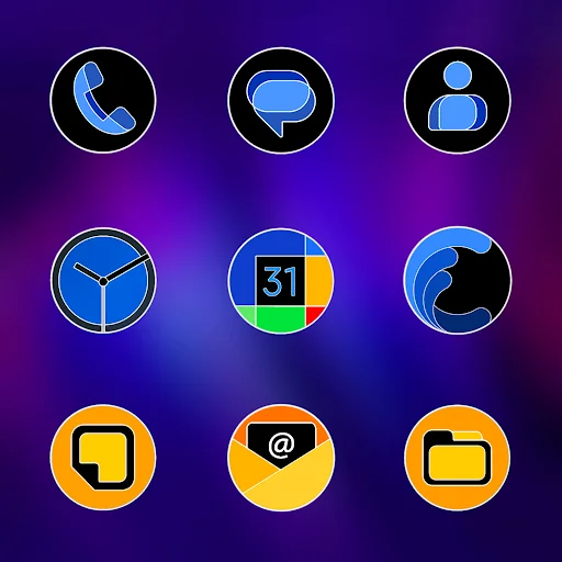 Pixly Fluo - Icon Pack