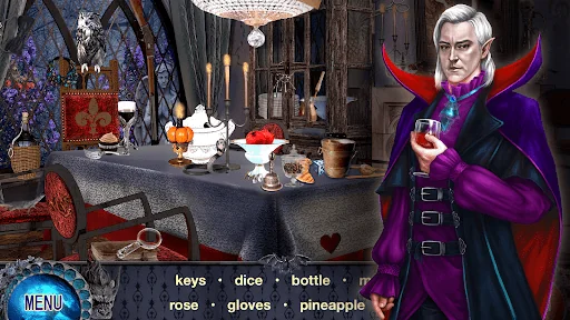 Vampire Story - Hidden Object screenshot 1