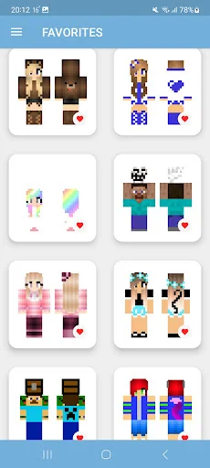 Mini Skins for Minecraft PE screenshot 3