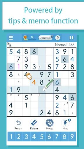 Sudoku‐A logic puzzle game ‐ screenshot 4