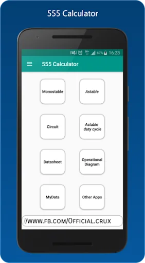 555 Calculator : monostable ,