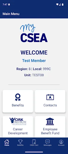 My CSEA screenshot 2