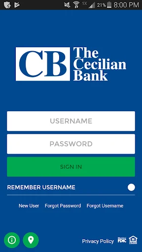 The Cecilian Bank Mobile screenshot 1