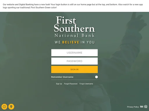 First Southern National Bank screenshot 4