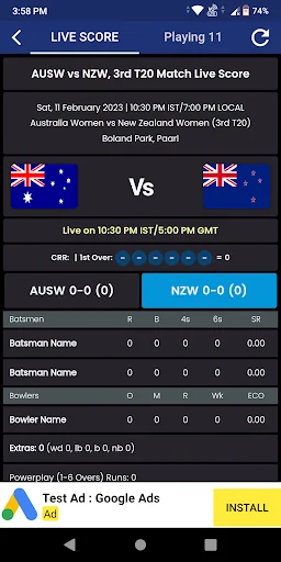 Live Score Cricket screenshot 2