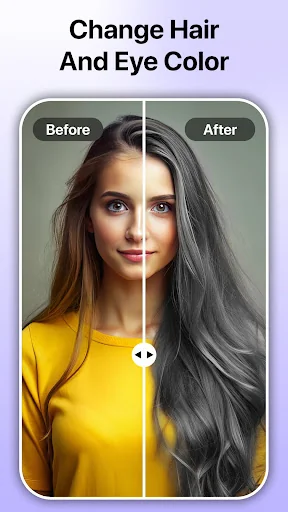 Change Hair And Eye Color screenshot 1