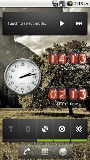 Nixie Clock Widget Deluxe screenshot 1