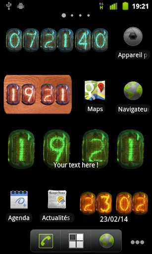 Nixie Clock Widget Deluxe screenshot 2