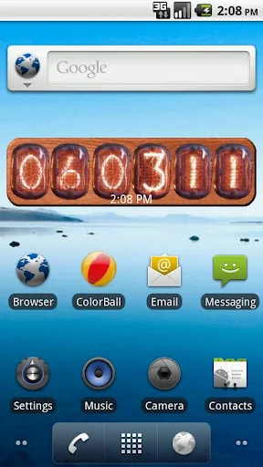 Nixie Clock Widget Deluxe screenshot 4