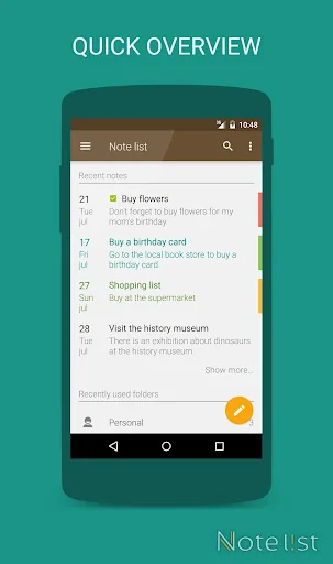 Note list - Notes & Reminders