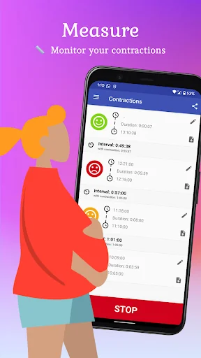 Easy Contraction Timer