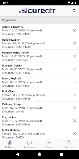 Cureatr Mobile screenshot 1