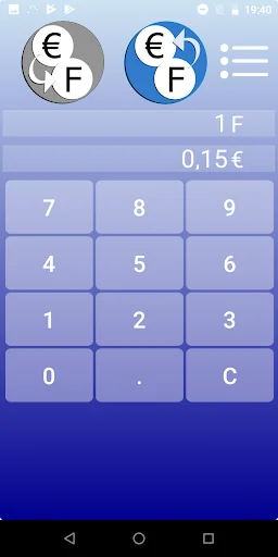 French Franc Euro converter