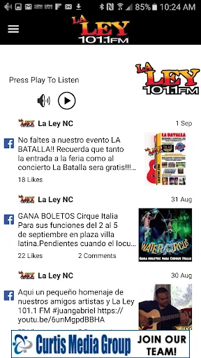 La Ley 101.1 FM screenshot 1
