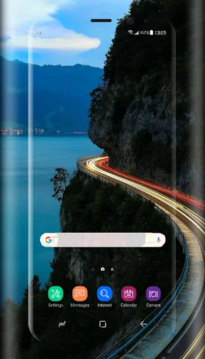 Curved Edge Wallpaper screenshot 1
