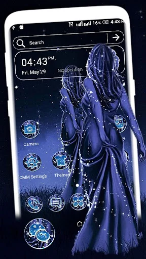 Angel Dark Night Theme screenshot 1