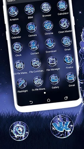 Angel Dark Night Theme screenshot 2
