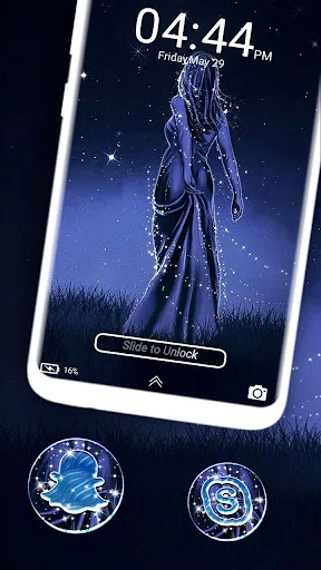Angel Dark Night Theme screenshot 4