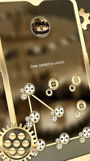 Golden Machine Gear Theme screenshot 4