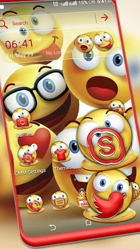 Happy Emoji Launcher Theme screenshot 1