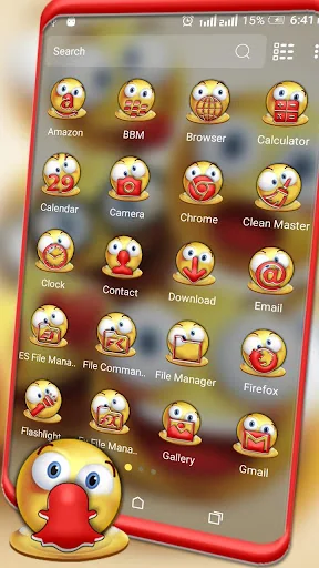 Happy Emoji Launcher Theme screenshot 2