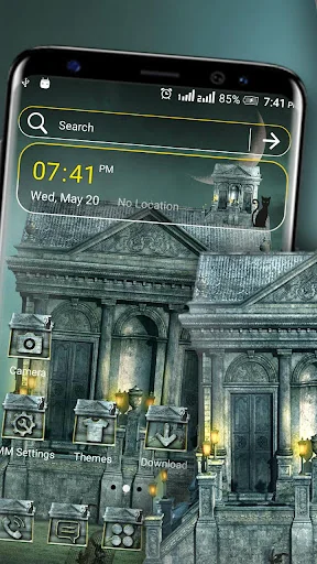 Haunted House Launcher Theme screenshot 1