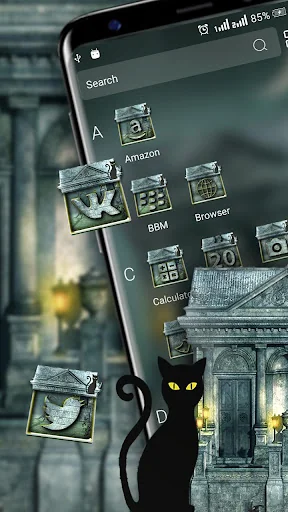 Haunted House Launcher Theme screenshot 3