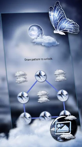 Lake Moon Night Launcher Theme screenshot 4