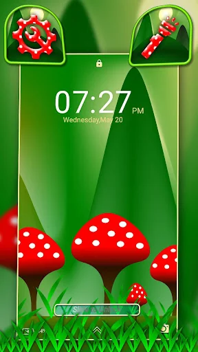 Red Mushroom Green Theme screenshot 3