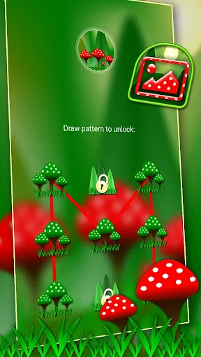 Red Mushroom Green Theme screenshot 4