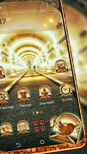 Tunnel Lights Launcher Theme screenshot 1