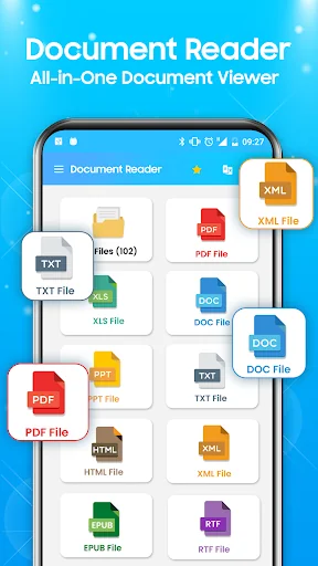 Document Reader: PDF/DOCS/XLSX
